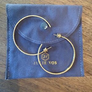 Julie Vos Crescent Hoop - XL - 2"